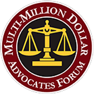 multi-million dollar advocates forum badge