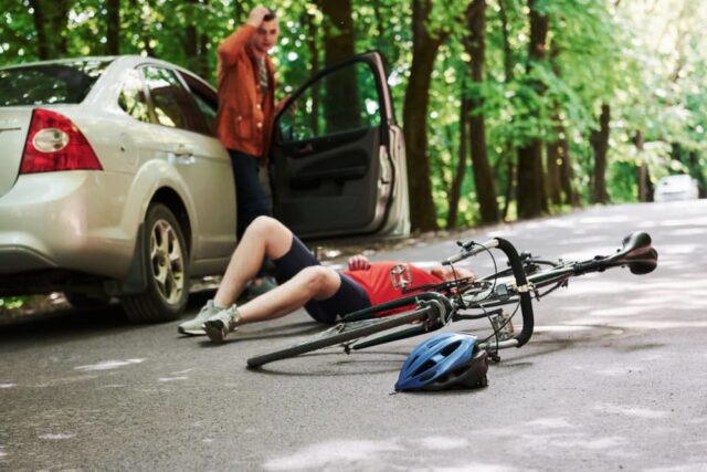 Dooring Bicycle Accident in Rogers