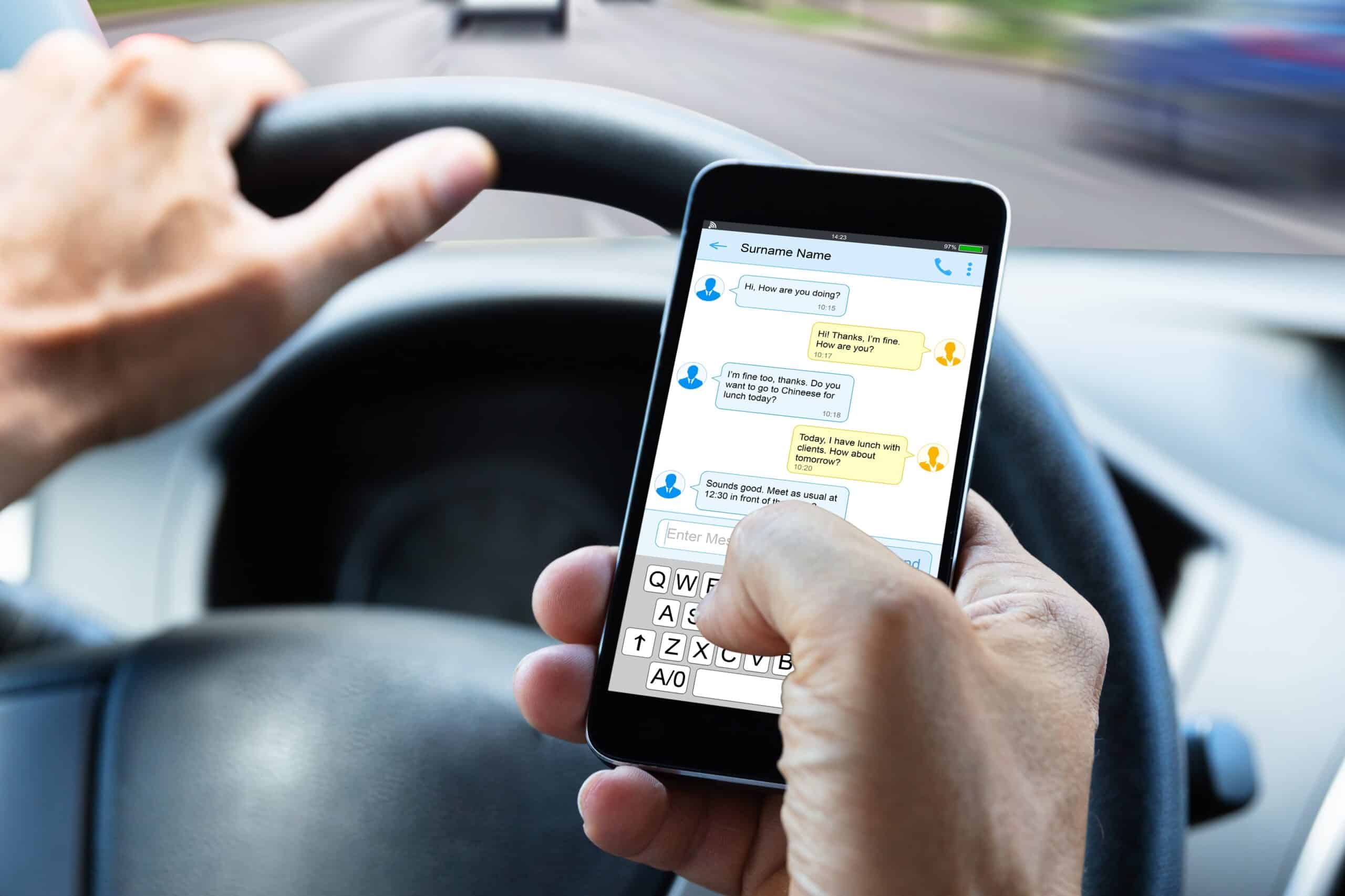 Distracted Driver|Visual Distractions|Motorcycle Accident Lawyer